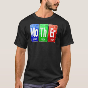 Camiseta Professora de Química Mãe Química de Elemento
