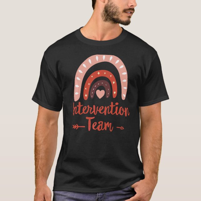 Camiseta Professora de Resposta da Equipe de Rti de Tribo d (Frente)