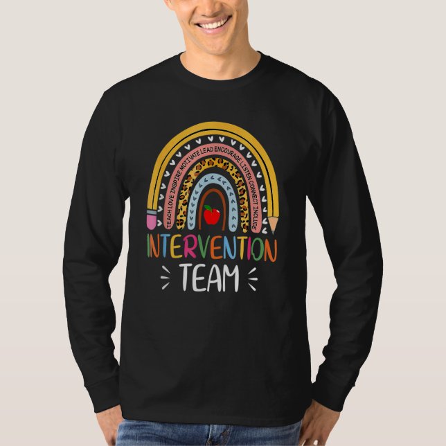Camiseta Professora de Resposta da Equipe de Rti de Tribo d (Frente)
