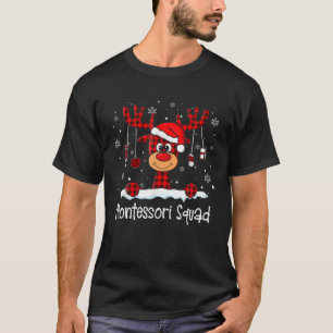 Camiseta Professora de Santa Hat na Xadrez do esquadrão Mo