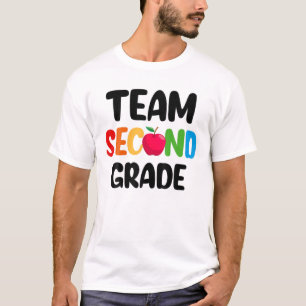 Camiseta Professora De Segundo Grau De Equipe De Volta À De