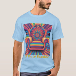 Camiseta Professora de serviço, camiseta-jato