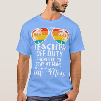 Camiseta Professora de serviço promovida para ficar em casa
