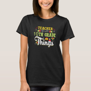 Camiseta Professora De Todos Os Educadores Do 10º Ano, Chri