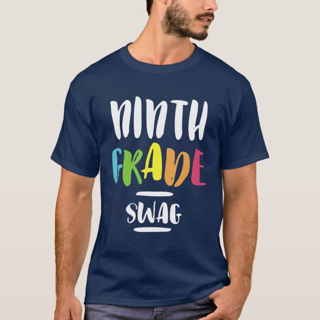 Camiseta Professora De Troca Do 9º Grau De Volta À Escola (Frente)