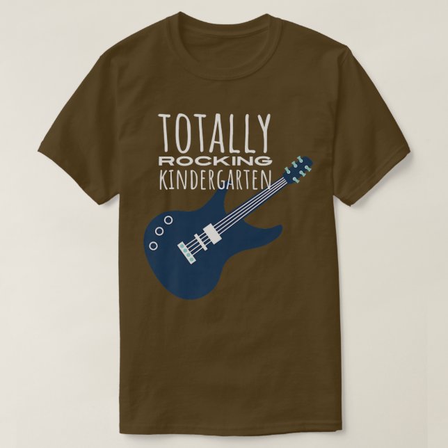 Camiseta Professora de Violão de Jovens Crianças do Jardim  (Frente do Design)