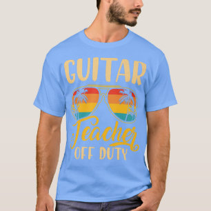 Camiseta Professora De Violão Vintage Em Serviço No Dia Pas