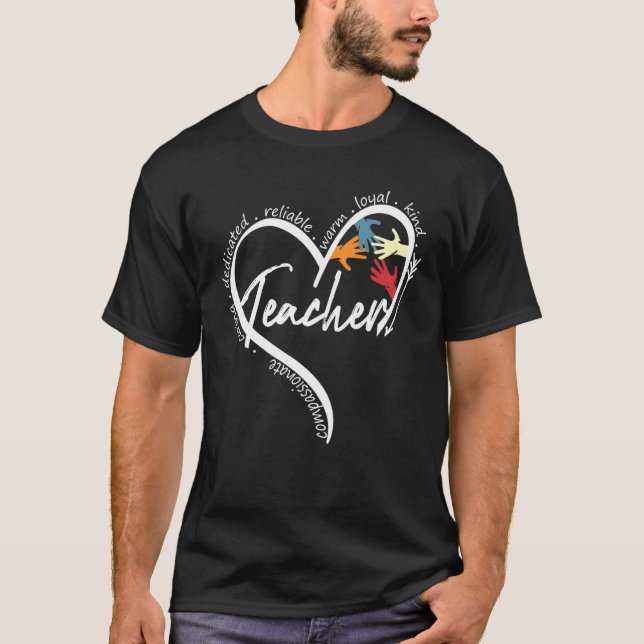 Camiseta Professora Define Professores de Arte Cardíaca (Frente)