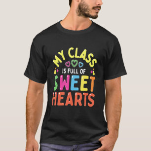 Camiseta Professora Dia de os namorados Ama Os Meus Docente