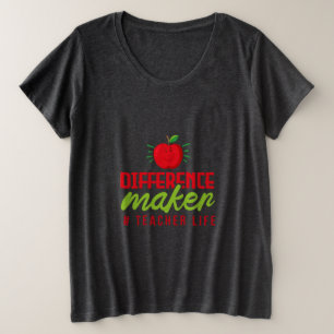 Camiseta Professora Diferença de Arte Geradora Vida de Prof