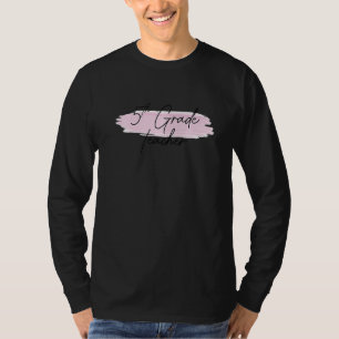 Camiseta Professora Do 1º Dia Da Faculdade De Volta À Escol