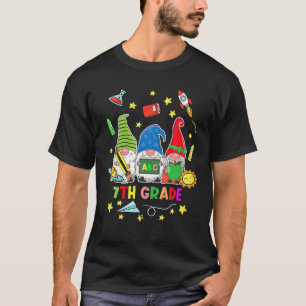 Camiseta Professora Do 1º Dia Da Tripulação Gnomos 7 De Vol