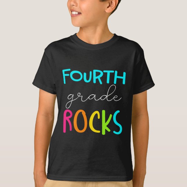Camiseta Professora do 4º ano da Equipe de Rochas (Frente)