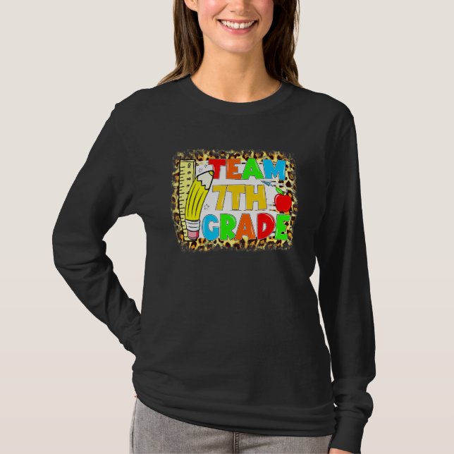 Camiseta Professora do 7 de Equipe Estudante de 2º ano de t (Frente)