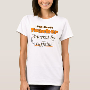 Camiseta Professora do 8º ano com força de cafeína