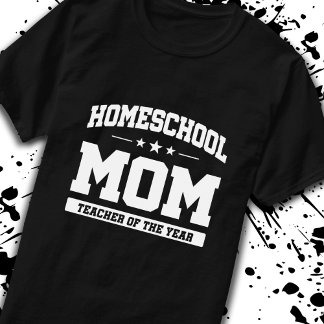 Camiseta Professora do Ano de Escolas Domésticas Mãe