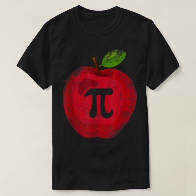 Camiseta Professora Do Apple Pi Day Math Lover 3.14 Apple (Frente do Design)