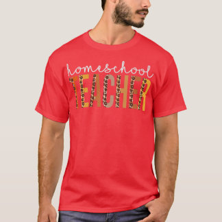 Camiseta Professora do Colégio Doméstico Leopardo Queda de 