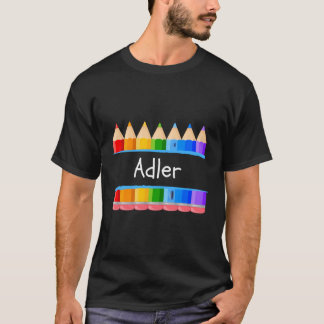 Camiseta Professora do Colégio Nome do Estudante Adler Kind