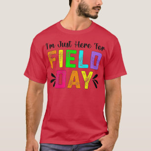 Camiseta Professora do Dia de Campanha Escolar Estou aqui p