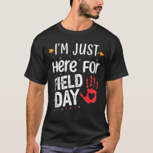 Camiseta Professora do Dia de Campanha Escolar Estou aqui p