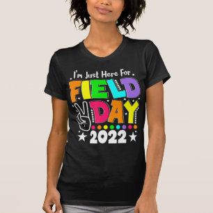 Camiseta Professora do Dia de Campanha Escolar Estou aqui p