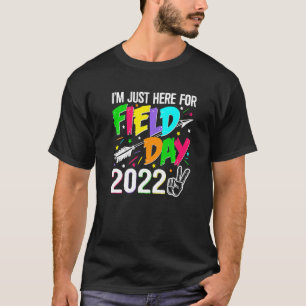 Camiseta Professora do Dia de Campanha Escolar Estou aqui p