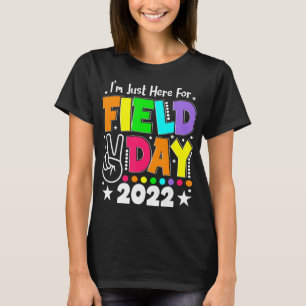 Camiseta Professora do Dia de Campanha Escolar Estou aqui p