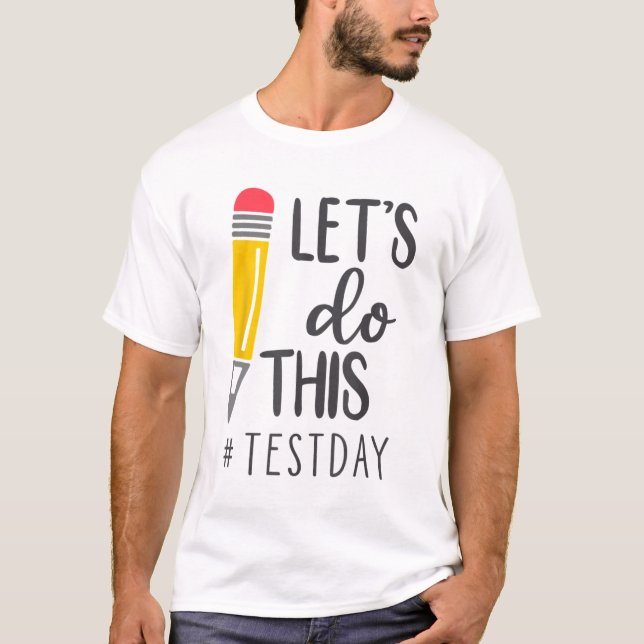 Camiseta Professora Do Dia Permite Fazer Este Teste No Esta (Frente)