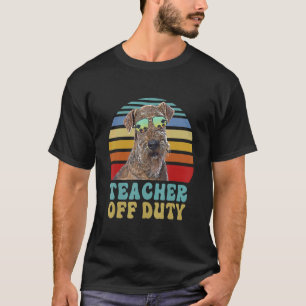 Camiseta Professora do Dial Lakeland Terrier Dog Summer