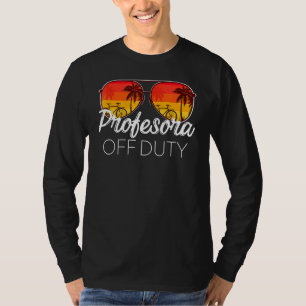Camiseta Professora do Duty Sunglass Beach Sunset 12