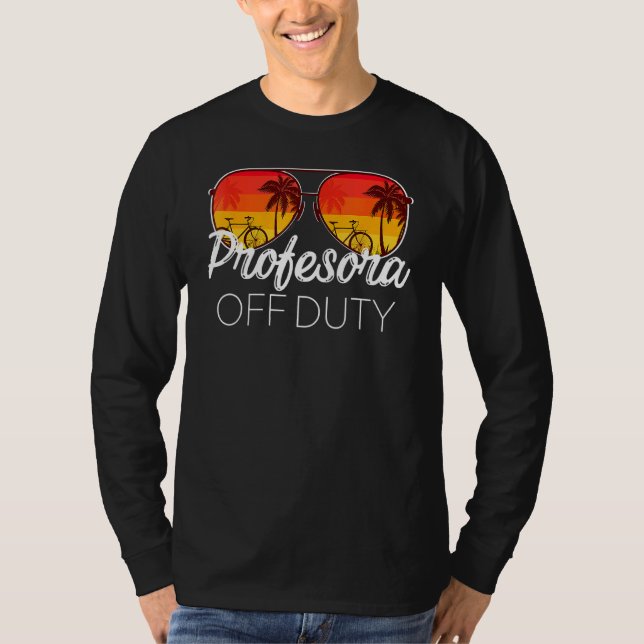 Camiseta Professora do Duty Sunglass Beach Sunset 12 (Frente)