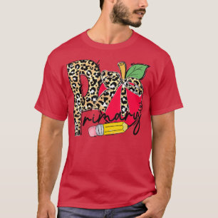 Camiseta Professora do Ensino Médio de Leopard Apple 