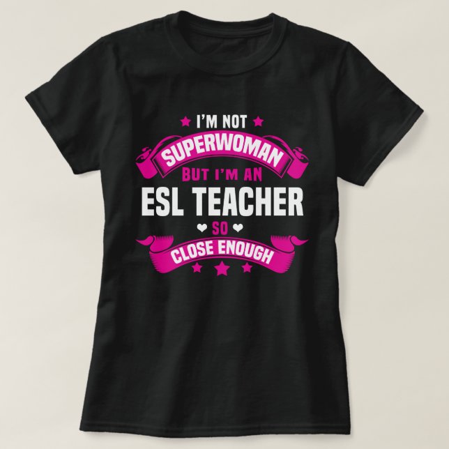Camiseta Professora do ESL (Frente do Design)