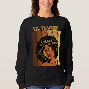 Camiseta Professora do Esl - Mulheres Afro-Americanas Negra