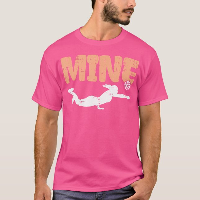 Camiseta Professora Do Esportes De Voleibol Mina Professora (Frente)