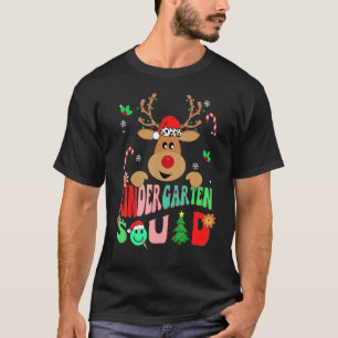 Camiseta Professora do esquadrão de jardim de Natal renas g