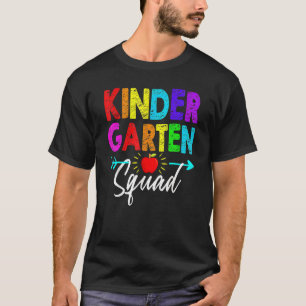 Camiseta Professora Do Esquadrão Do Jardim De Infância Equi