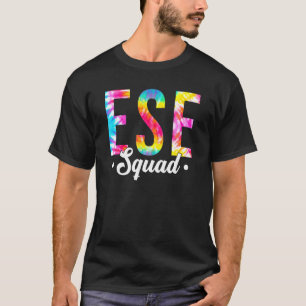 Camiseta Professora Do Esquadrão Tie Dye Primeiro Dia De En