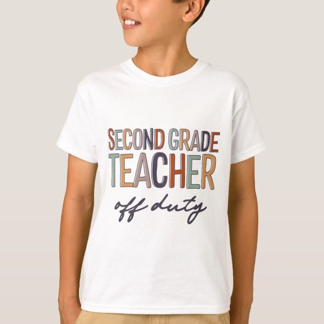 Camiseta Professora Do Grau Em Serviço No Dia Passado Da Es (Frente)
