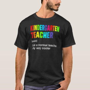 Camiseta Professora do infantário do grupo Definição de bel