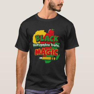 Camiseta Professora do infantário negro História negra mági