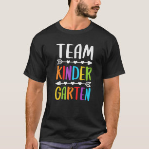 Camiseta Professora Do Jardim De Infância Da Equipe De Volt