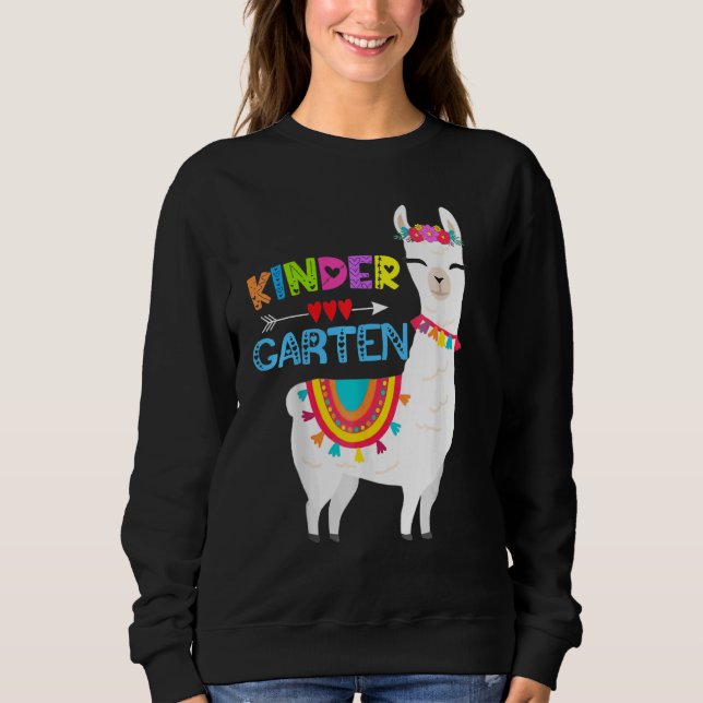 Camiseta Professora Do Jardim De Infância Sem Prob Llama Ga (Frente)