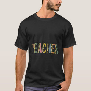 Camiseta Professora Do Leopard Montessori Gostava De Profes