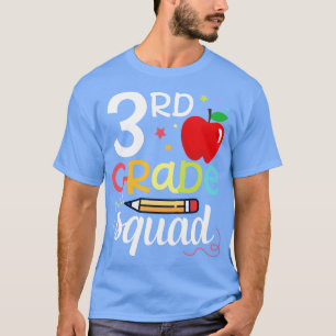 Camiseta Professora Do Pêncil Feliz De Volta À 3ª Escola