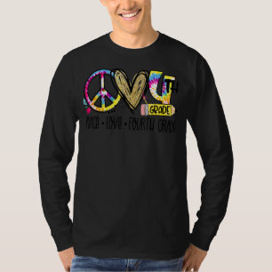 Camiseta Professora do Povo de Tie Dye do 4º ano do Peace L