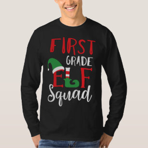 Camiseta Professora do primeiro ano do Quadrado do Elf de N