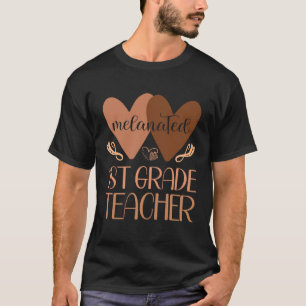 Camiseta Professora do primeiro ano negra História negra mu