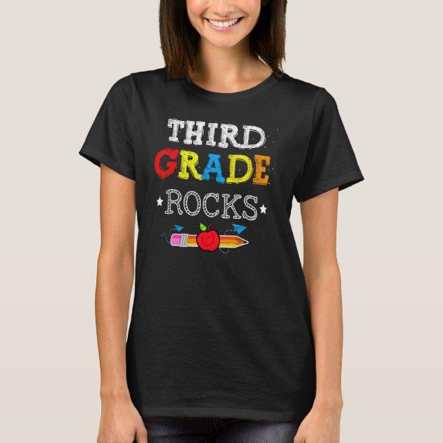 Camiseta Professora do terceiro ano da Equipe Rocks (Frente)